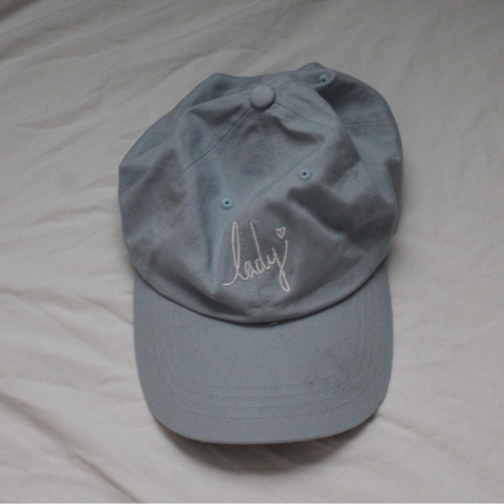Baby Blue Embroidered Baseball Hat